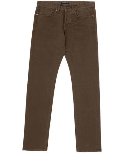Tom Ford Jeans color fango - Marrone