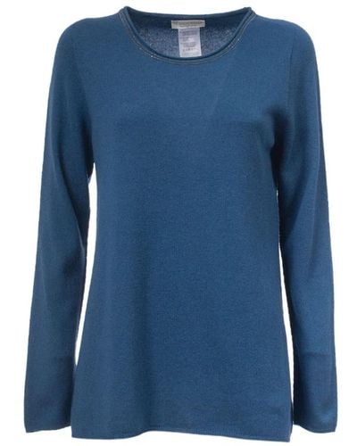 Le Tricot Perugia Knitwear > round-neck knitwear - Bleu