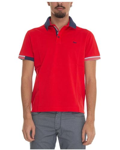 Harmont & Blaine Polo Shirts - Red