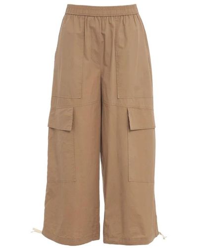 8pm Wide Trousers - Natural