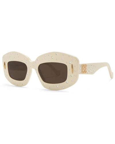 Loewe Anagramlarge occhiali da sole - Bianco