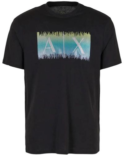 Armani Exchange Schwarze t-shirts