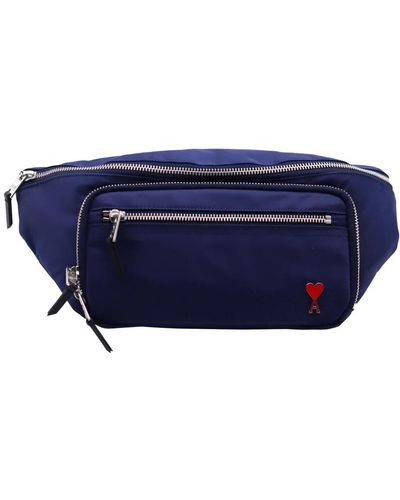 Ami Paris Bags > belt bags - Bleu