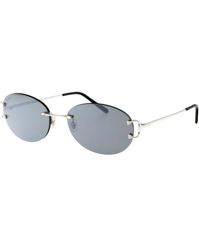 Cartier Stylische sonnenbrille ct0029rs - Mettallic