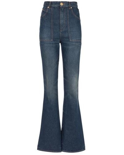 Balmain Flared Jeans - Blue