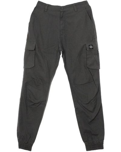 DOLLY NOIRE Tapered trousers - Grau