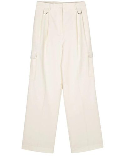 Semicouture Wide Trousers - White