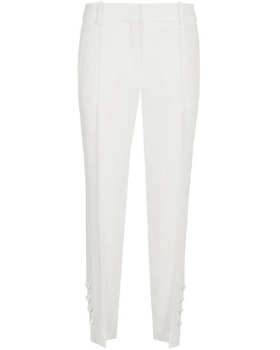 Ermanno Scervino Trousers > slim-fit trousers - Blanc