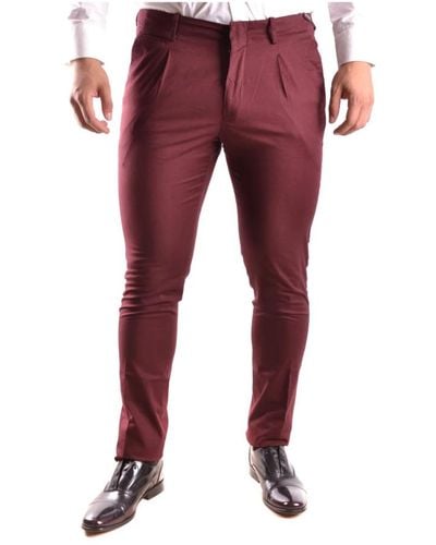 Michael Kors Slim-Fit Trousers - Red