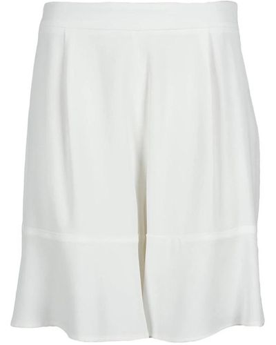 L'Autre Chose Casual Shorts - White