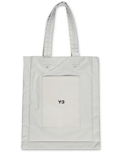 Y-3 Tote Bags - White