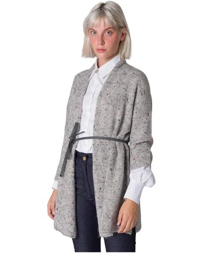 Le Tricot Perugia Cardigans - Gray