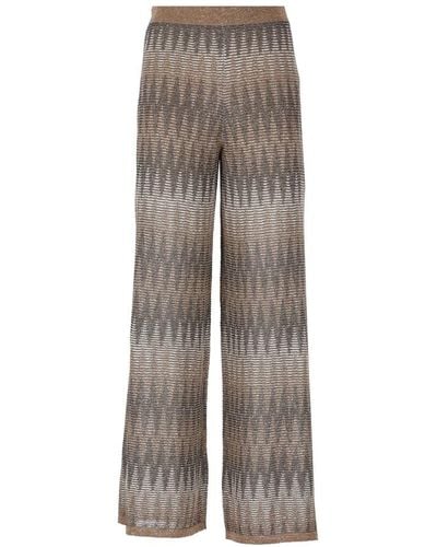 D.exterior Trousers > wide trousers - Gris