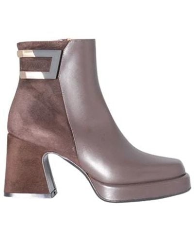 Albano Shoes > boots > heeled boots - Marron