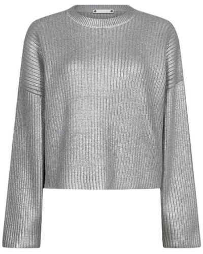 co'couture Round-Neck Knitwear - Grey
