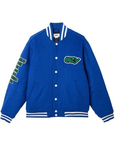 Obey Versatile giacca bomber in surf - Blu