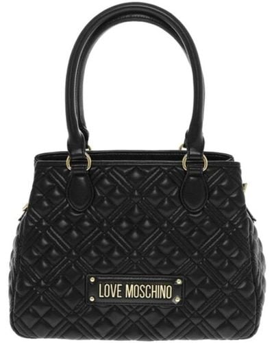 Love Moschino Gepolsterte handtasche in schwarz