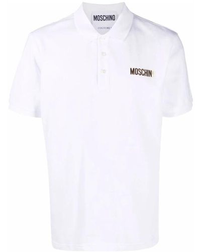 Moschino Polo Shirts - White