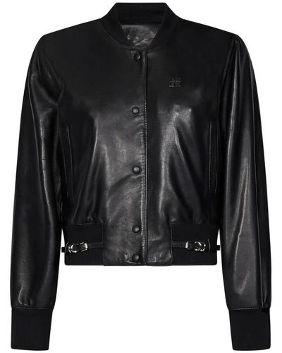 Givenchy Leather Jackets - Black