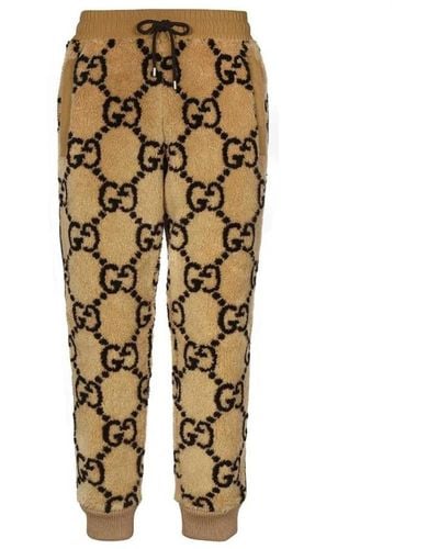 Gucci Trousers > sweatpants - Métallisé