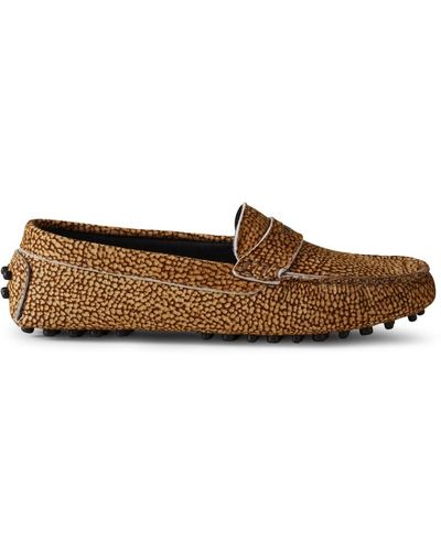 Borbonese Suede car loafers - Braun