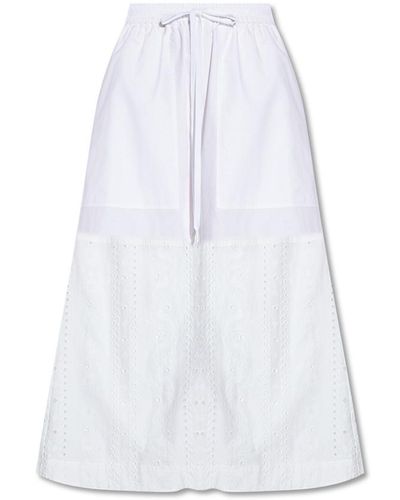 See By Chloé Openwork skirt - Blanc
