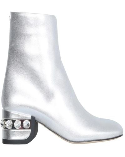 Nicholas Kirkwood Heeled Boots - White