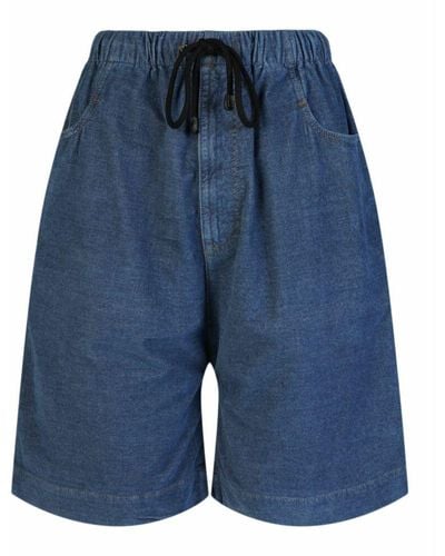 Gucci Patch shorts - Bleu