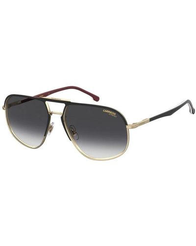 Carrera Matte black gold sonnenbrille mit dunkelgrauen gläsern,matt schwarz gold sonnenbrille - Mehrfarbig