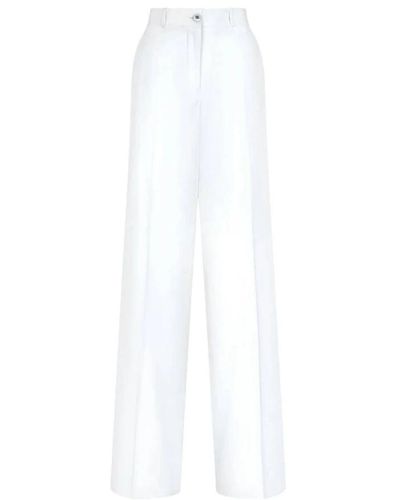 Dolce & Gabbana Weiße hose mit 3,5 cm absatz