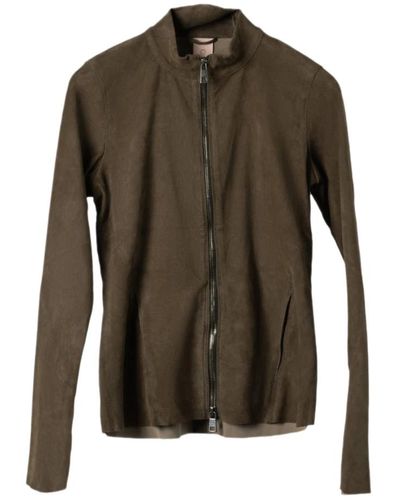 Giorgio Brato Jackets > leather jackets - Vert