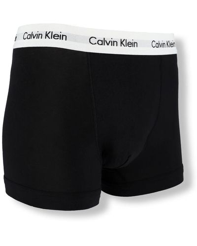 Calvin Klein Trunks boxershorts 3er-pack schwarz, trunks 3er-pack unterwäsche