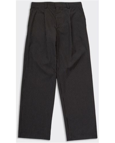 Soulland Trousers > cropped trousers - Noir