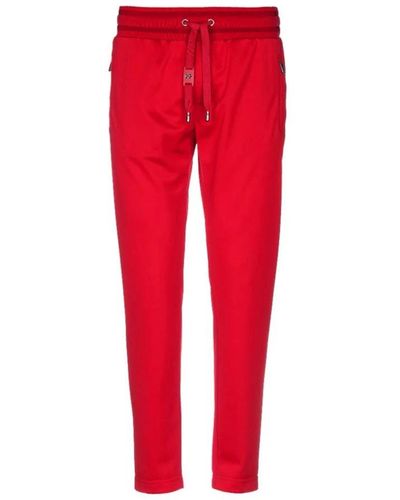 Dolce & Gabbana Sweatpants - Red