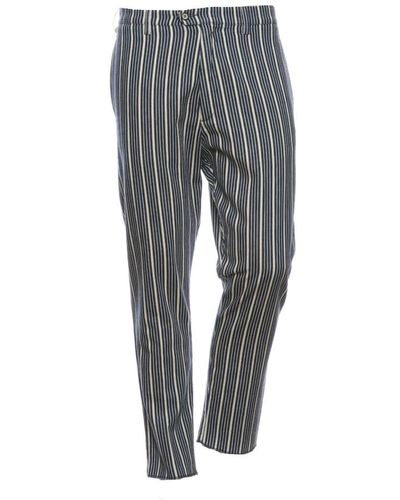 Don The Fuller Trousers > slim-fit trousers - Gris