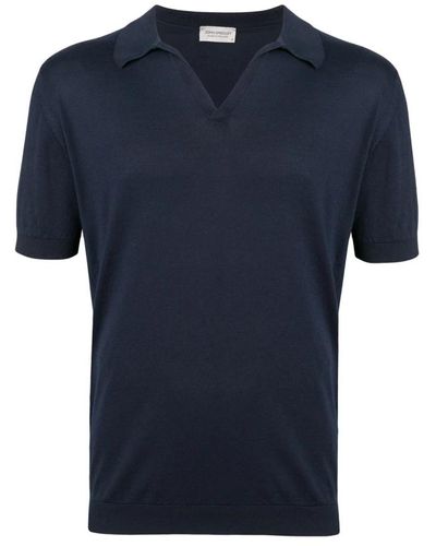 John Smedley Polo shirts - Blau