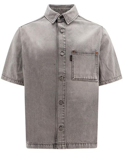 Haikure Denim Shirts - Grey