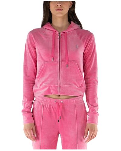 Juicy Couture Sweatshirts & hoodies > zip-throughs - Rose