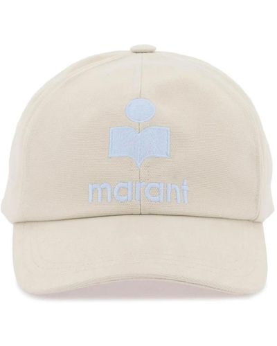 Isabel Marant Tyron baseball cap mit gesticktem logo - Weiß
