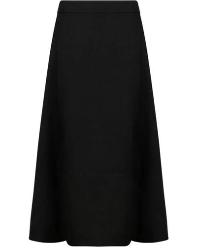 Jil Sander Midi Skirts - Black