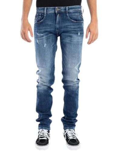 Replay Jeans slim-fit per uomo - Blu