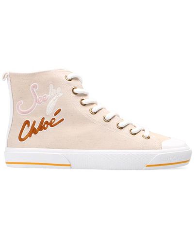 See By Chloé High Top Sneaker - Natur