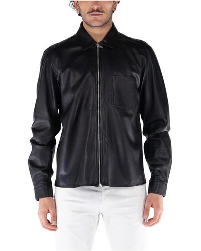 Covert Leather Jackets - Black
