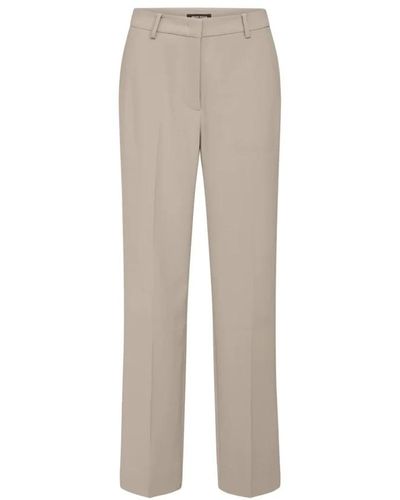 Bruuns Bazaar Straight Trousers - Grey