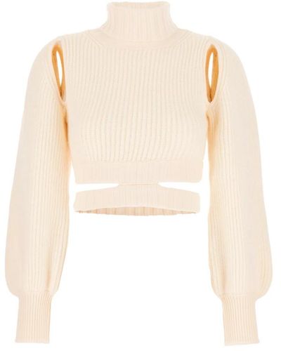 ANDREA ADAMO Knitwear > turtlenecks - Blanc