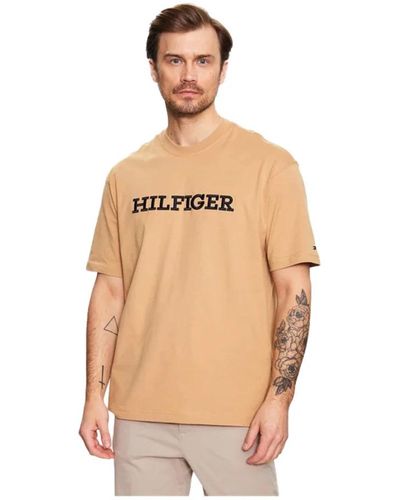 Tommy Hilfiger T-Shirts - Natural