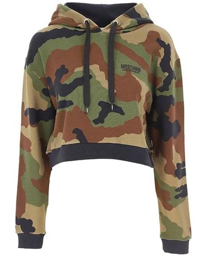Moschino Underwear Camouflage Sweatshirt - Grün