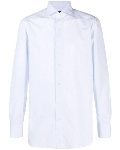 Finamore 1925 Shirts > casual shirts - Blanc