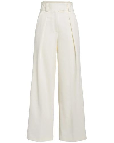IVY & OAK Wide trousers - Blanco
