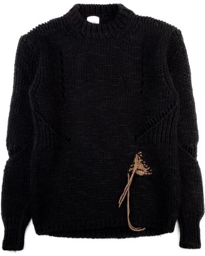 Roa Knitwear > round-neck knitwear - Noir
